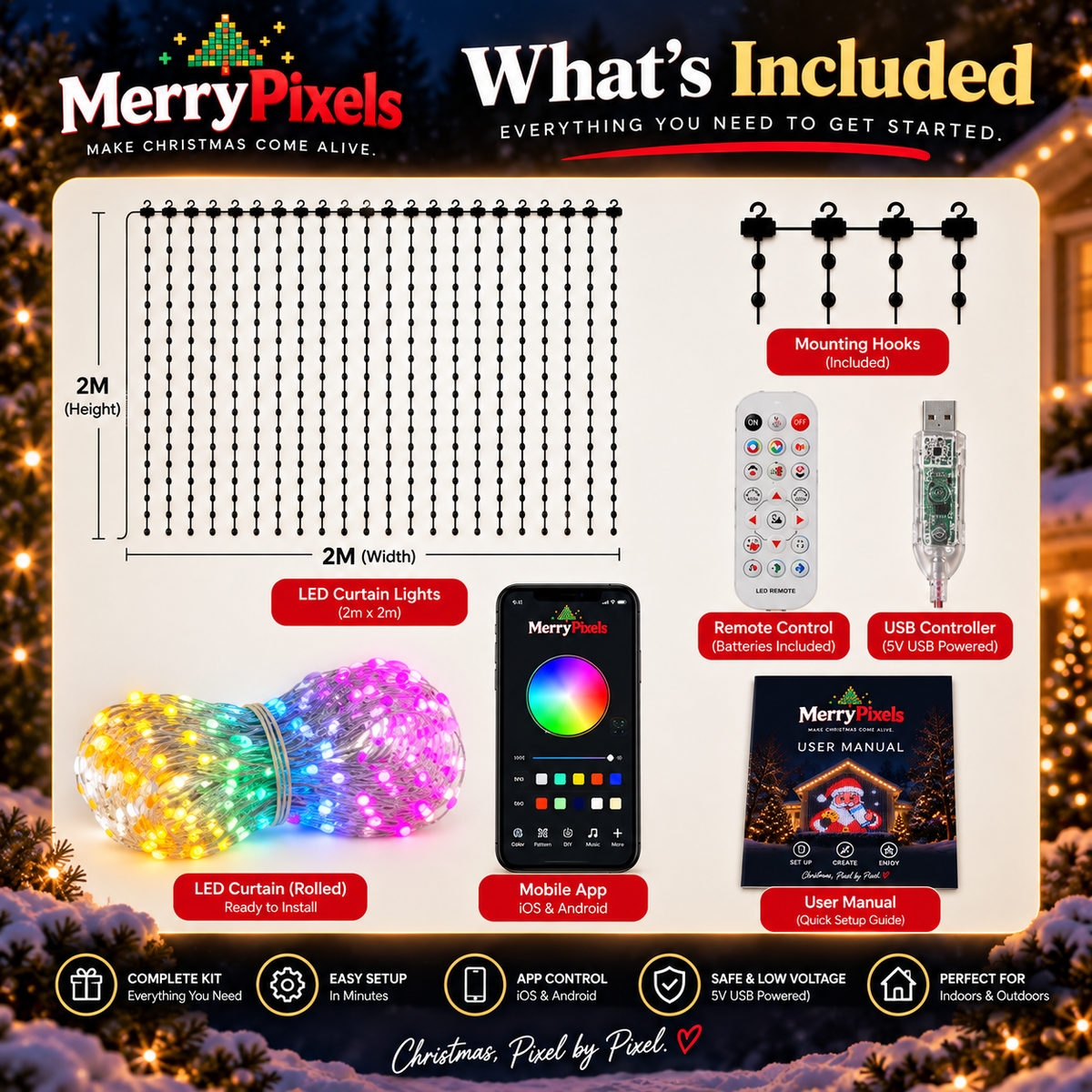 MerryPixels™ String Lights